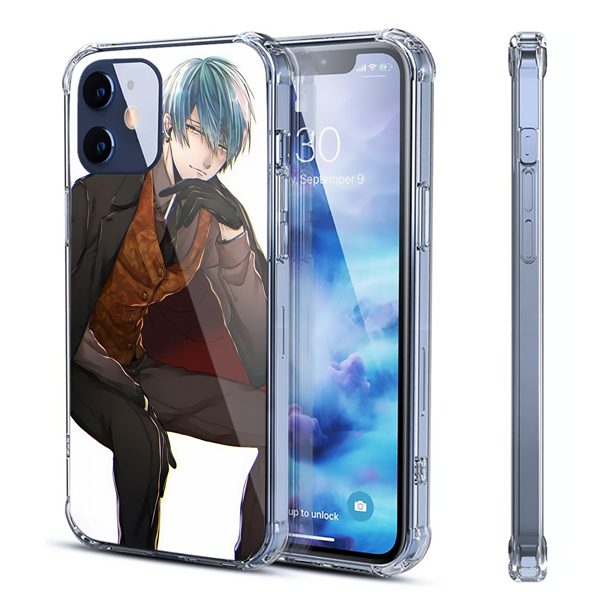 （画像用） 刀剣乱舞 Touken Ranbu 【iPhone 12シリーズ対応】透明スマホケース（クリアソフトケース）